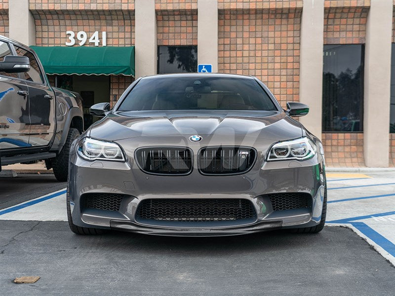 RW Carbon BMW F10 M5 Center Carbon Fiber Front Spoiler-Exterior-Silicon Valley Bimmer