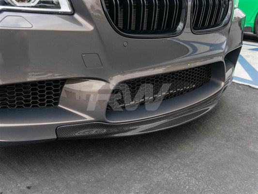 RW Carbon BMW F10 M5 Center Carbon Fiber Front Spoiler-Exterior-Silicon Valley Bimmer