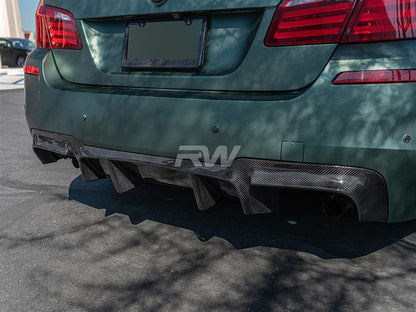 RW Carbon BMW F10 M5 DTM Carbon Fiber Rear Diffuser-Exterior-Silicon Valley Bimmer