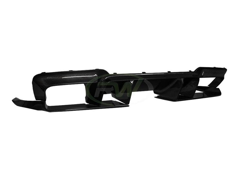 RW Carbon BMW F10 M5 GTX Style Carbon Fiber Diffuser-Exterior-Silicon Valley Bimmer