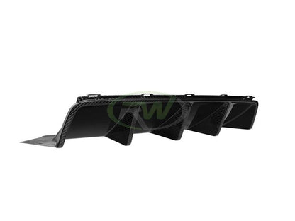 RW Carbon BMW F10 M5 Type I Carbon Fiber Center Diffuser-Exterior-Silicon Valley Bimmer