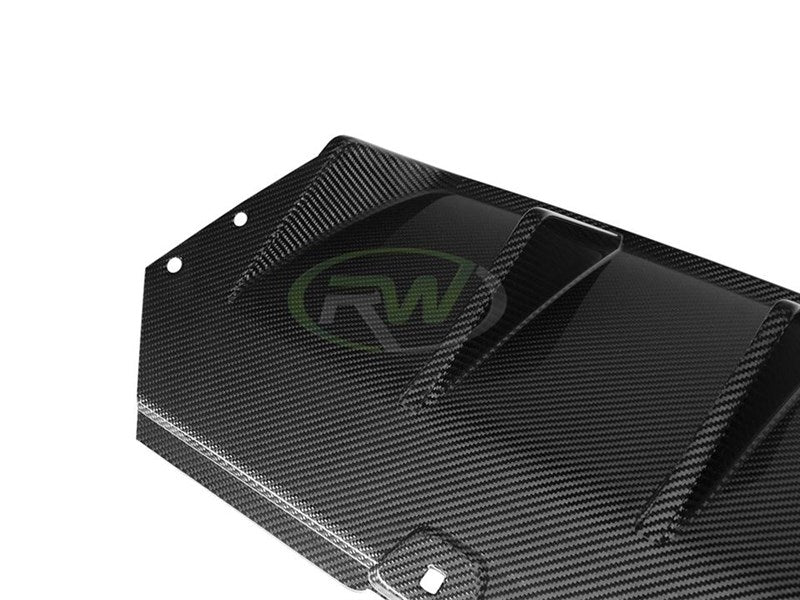 RW Carbon BMW F10 M5 Type I Carbon Fiber Center Diffuser-Exterior-Silicon Valley Bimmer