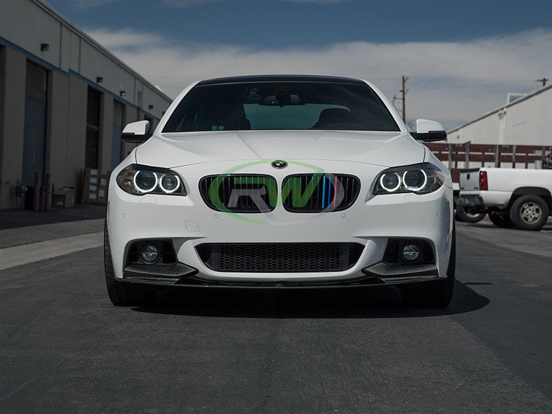 RW Carbon BMW F10 Performance Style CF Front Lip Spoiler-Exterior-Silicon Valley Bimmer