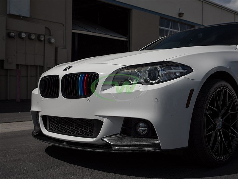 RW Carbon BMW F10 Performance Style CF Front Lip Spoiler-Exterior-Silicon Valley Bimmer