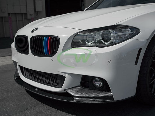 RW Carbon BMW F10 Performance Style CF Front Lip Spoiler-Exterior-Silicon Valley Bimmer