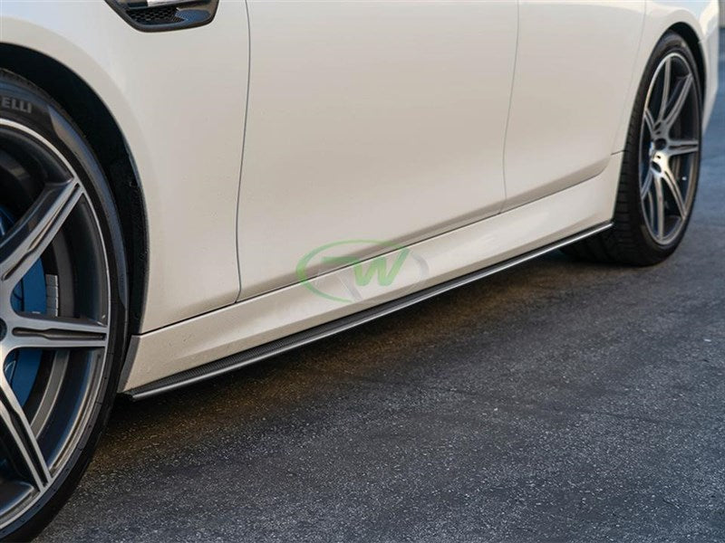 RW Carbon BMW F10/F11 CF Performance Style Side Skirts-Exterior-Silicon Valley Bimmer