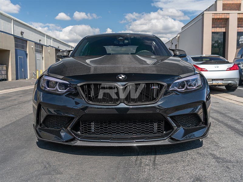 RW Carbon BMW F20 F22 F87 M2 GTS Style Carbon Fiber Hood-Exterior-Silicon Valley Bimmer