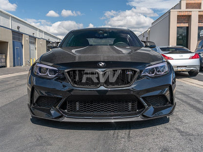 RW Carbon BMW F20 F22 F87 M2 GTS Style Carbon Fiber Hood-Exterior-Silicon Valley Bimmer