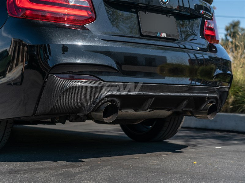 RW Carbon BMW F22 F23 3D Style Carbon Fiber Diffuser-Exterior-Silicon Valley Bimmer