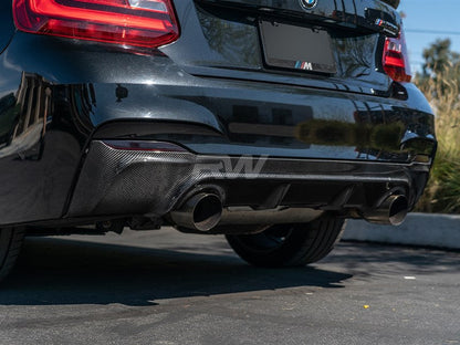RW Carbon BMW F22 F23 3D Style Carbon Fiber Diffuser-Exterior-Silicon Valley Bimmer