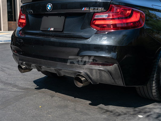 RW Carbon BMW F22 F23 3D Style Carbon Fiber Diffuser-Exterior-Silicon Valley Bimmer