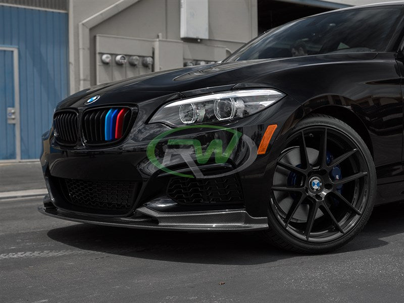 RW Carbon BMW F22 F23 3D Style Carbon Fiber Front Lip-Exterior-Silicon Valley Bimmer