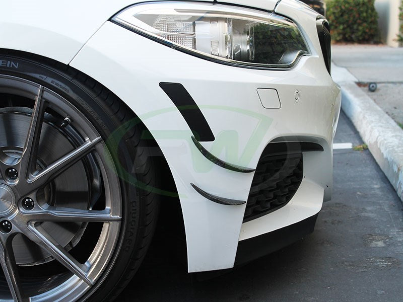 RW Carbon BMW F22 F23 Carbon Fiber Canards-Exterior-Silicon Valley Bimmer