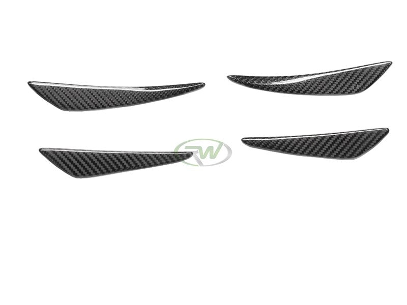 RW Carbon BMW F22 F23 Carbon Fiber Canards-Exterior-Silicon Valley Bimmer