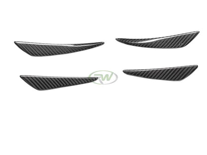RW Carbon BMW F22 F23 Carbon Fiber Canards-Exterior-Silicon Valley Bimmer