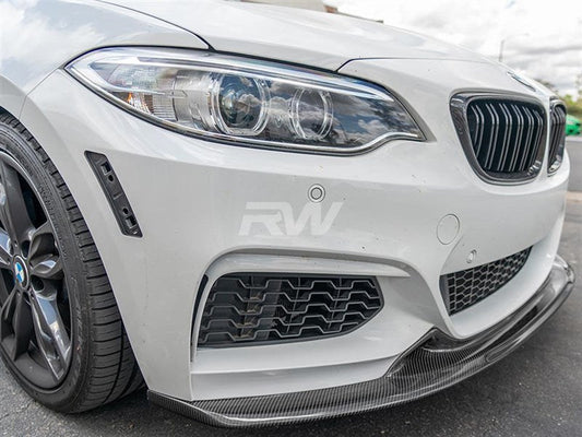 RW Carbon BMW F22 F23 Exotics Style CF Front Lip Spoiler-Exterior-Silicon Valley Bimmer