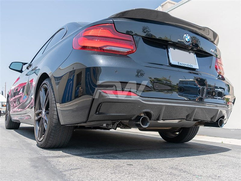 RW Carbon BMW F22 F23 Exotics Style CF Rear Diffuser-Exterior-Silicon Valley Bimmer