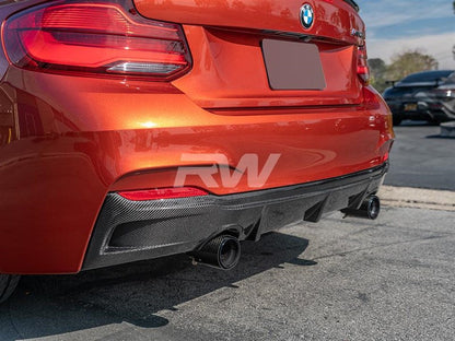 RW Carbon BMW F22 F23 Exotics Style CF Rear Diffuser-Exterior-Silicon Valley Bimmer