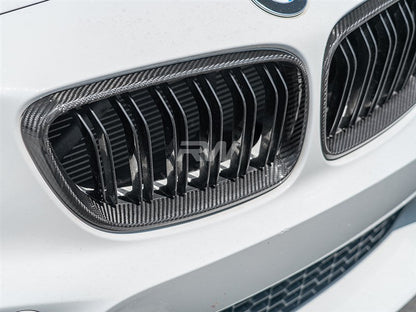 RW Carbon BMW F22 F23 F87 Carbon Fiber Grille Surrounds-Exterior-Silicon Valley Bimmer