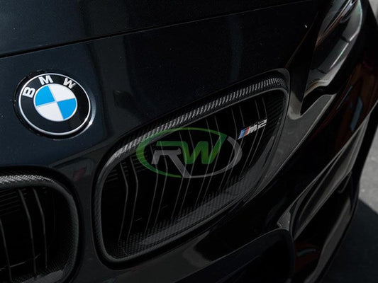 RW Carbon BMW F22 F23 F87 Carbon Fiber Grilles-Exterior-Silicon Valley Bimmer
