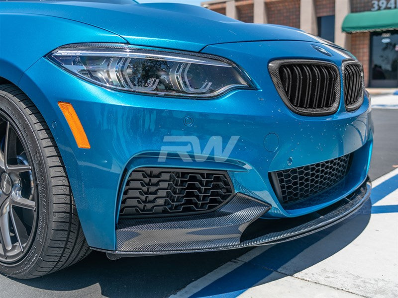 RW Carbon BMW F22 F23 Performance Style CF Front Lip-Exterior-Silicon Valley Bimmer