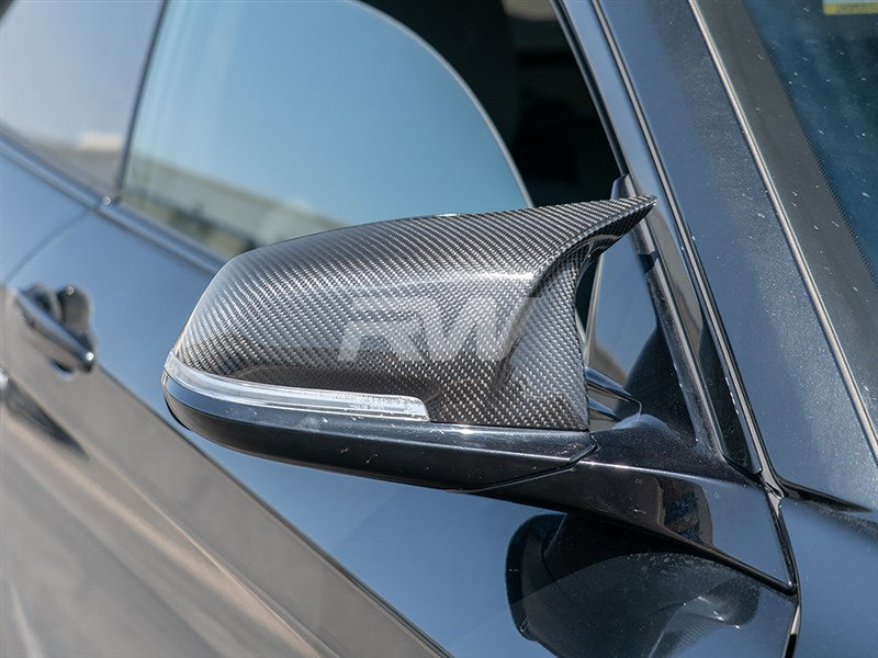 RW Carbon BMW F22 F30 F32 M Styled Carbon Fiber Mirror Caps-Exterior-Silicon Valley Bimmer