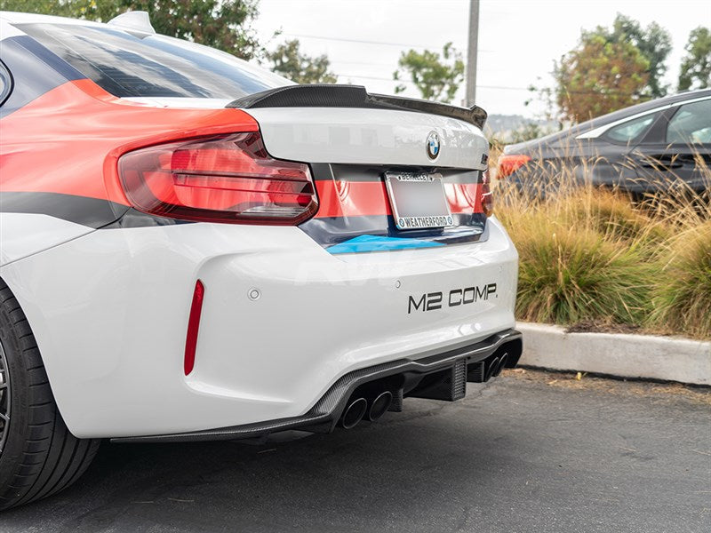 RW Carbon BMW F22 F87 CS Style Carbon Fiber Trunk Spoiler-Exterior-Silicon Valley Bimmer
