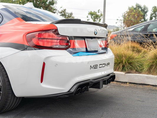 RW Carbon BMW F22 F87 CS Style Carbon Fiber Trunk Spoiler-Exterior-Silicon Valley Bimmer