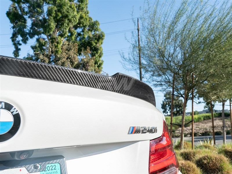 RW Carbon BMW F22 F87 CS Style Carbon Fiber Trunk Spoiler-Exterior-Silicon Valley Bimmer