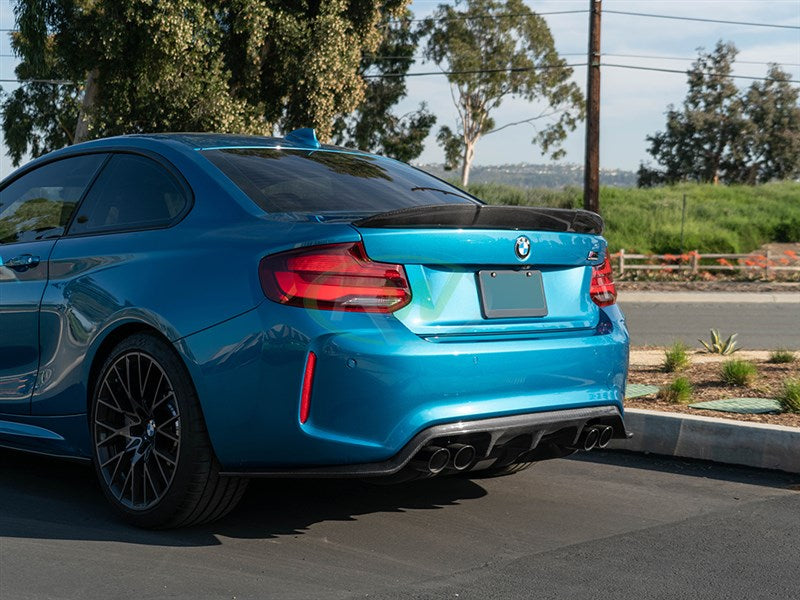 RW Carbon BMW F22 F87 RWS Carbon Fiber Trunk Spoiler-Exterior-Silicon Valley Bimmer