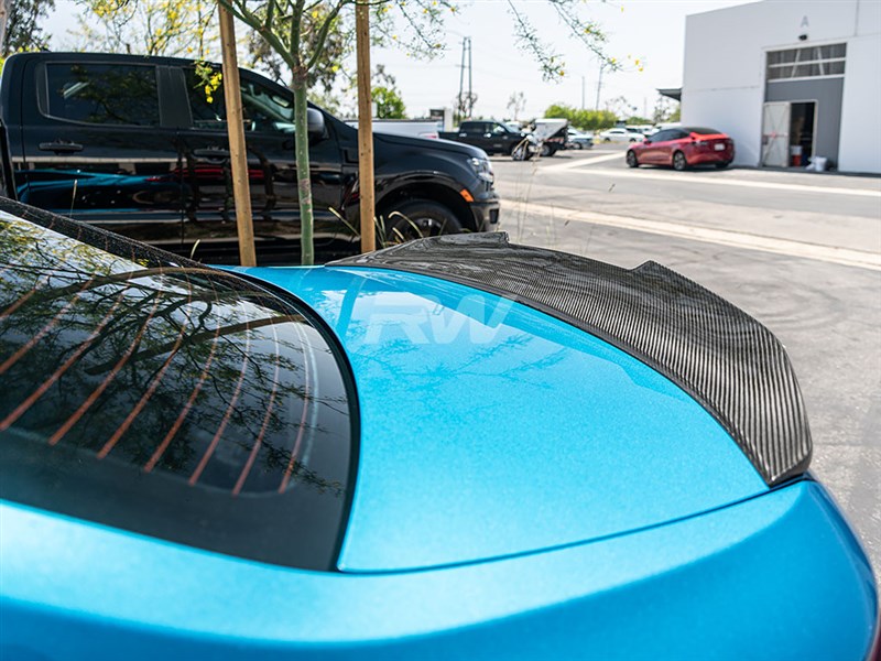 RW Carbon BMW F22/F87 GTX V2 Carbon Fiber Trunk Spoiler-Exterior-Silicon Valley Bimmer