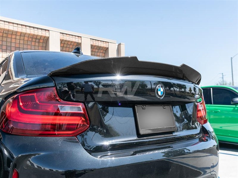RW Carbon BMW F22/F87 GTX V2 Carbon Fiber Trunk Spoiler-Exterior-Silicon Valley Bimmer
