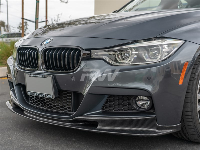 RW Carbon BMW F30 F31 3D Style Carbon Fiber Front Lip-Exterior-Silicon Valley Bimmer