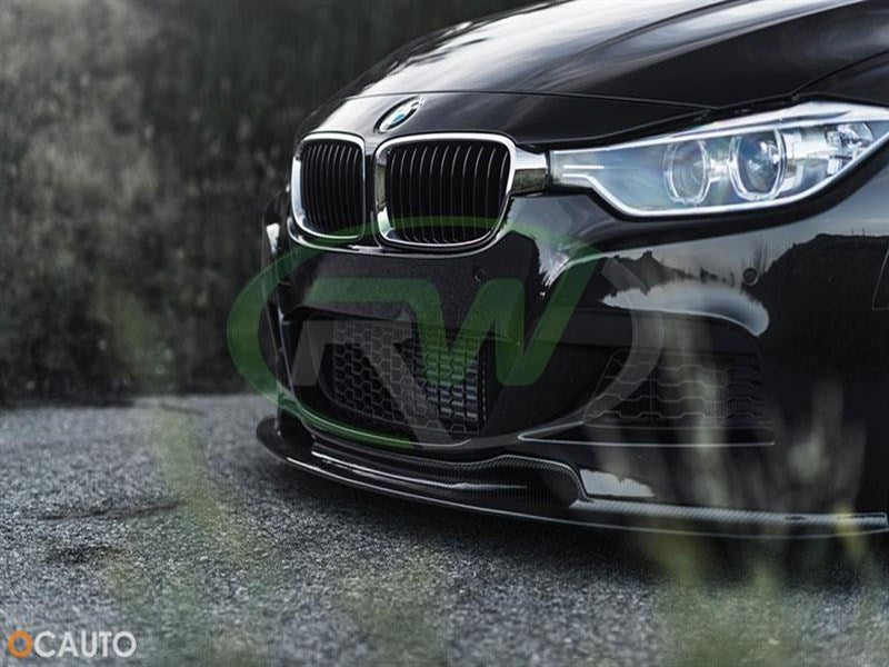 RW Carbon BMW F30 F31 Varis Style Carbon Fiber Front Lip-Exterior-Silicon Valley Bimmer