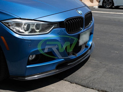 RW Carbon BMW F30 F31 Varis Style Carbon Fiber Front Lip-Exterior-Silicon Valley Bimmer