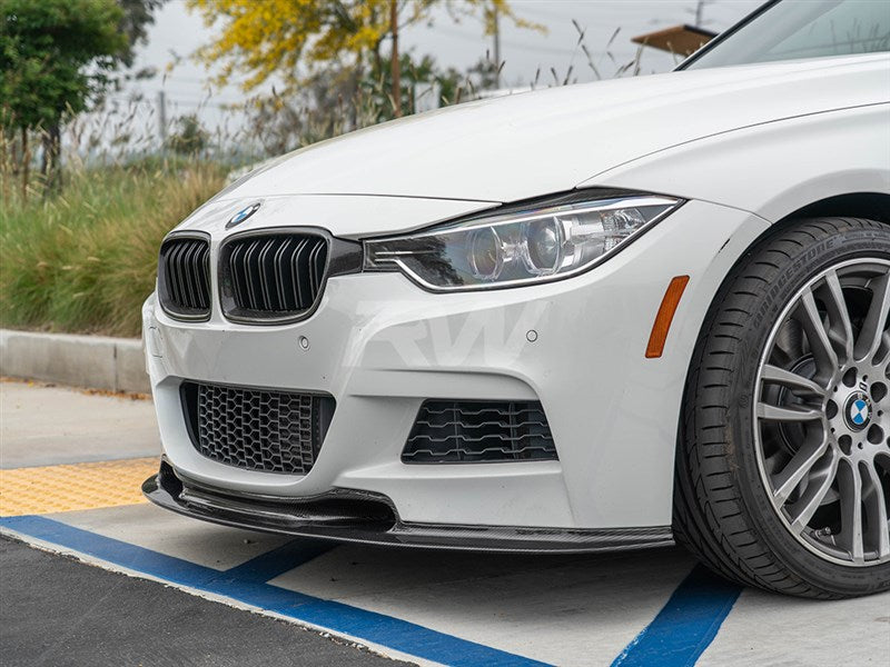 RW Carbon BMW F30 F31 Varis Style Carbon Fiber Front Lip-Exterior-Silicon Valley Bimmer