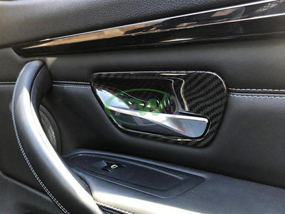RW Carbon BMW F30 F32 F8x Carbon Fiber Door Handle Trims-Interior-Silicon Valley Bimmer