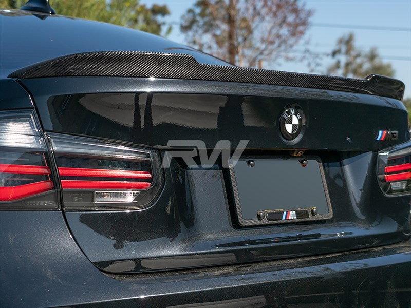 RW Carbon BMW F30 F80 M3 CS Style CF Trunk Spoiler-Exterior-Silicon Valley Bimmer