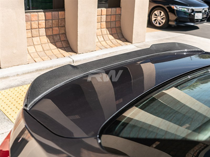 RW Carbon BMW F30 F80 M3 CS Style CF Trunk Spoiler-Exterior-Silicon Valley Bimmer
