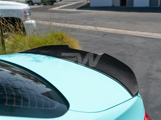 RW Carbon BMW F30 / F80 M3 GTX V2 Carbon Fiber Trunk Spoiler-Exterior-Silicon Valley Bimmer