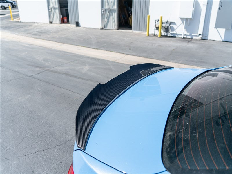 RW Carbon BMW F30 / F80 M3 GTX V2 Carbon Fiber Trunk Spoiler-Exterior-Silicon Valley Bimmer