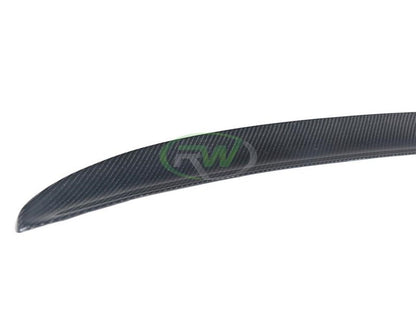RW Carbon BMW F30 Performance Style Carbon Fiber Trunk Spoiler-Exterior-Silicon Valley Bimmer