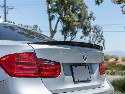 RW Carbon BMW F30 Performance Style Carbon Fiber Trunk Spoiler-Exterior-Silicon Valley Bimmer