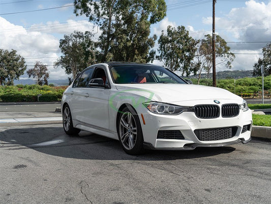 RW Carbon BMW F30/F31 K Style Carbon Fiber Front Lip-Exterior-Silicon Valley Bimmer