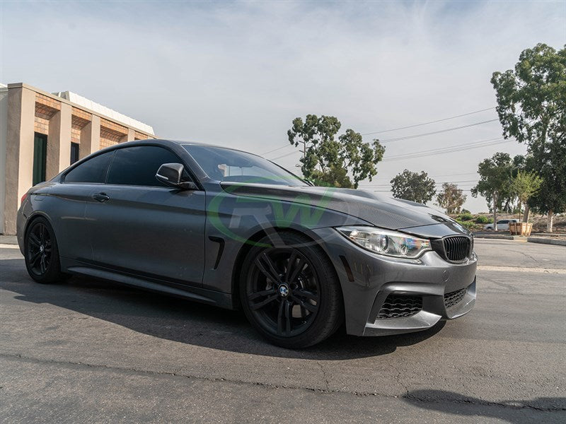 RW Carbon BMW F30/F32 GTS Style Carbon Fiber Hood-Exterior-Silicon Valley Bimmer