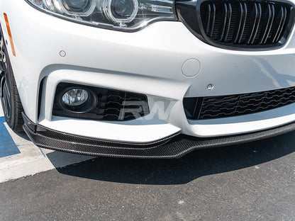 RW Carbon BMW F32 F33 F36 EC Style Carbon Fiber Front Lip-Exterior-Silicon Valley Bimmer