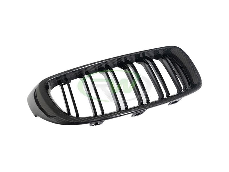 RW Carbon BMW F32 F33 F36 F80 F82 Carbon Fiber Grilles-Exterior-Silicon Valley Bimmer