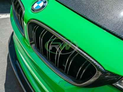 RW Carbon BMW F32 F33 F36 F80 F82 Carbon Fiber Grilles-Exterior-Silicon Valley Bimmer
