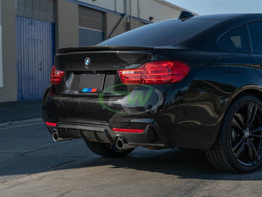 RW Carbon BMW F32 F33 F36 Performance Style Carbon Fiber Diffuser-Exterior-Silicon Valley Bimmer