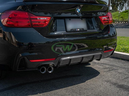 RW Carbon BMW F32 F33 F36 Performance Style Carbon Fiber Diffuser-Exterior-Silicon Valley Bimmer